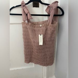 Blush Pink Anthropologie Tank Top